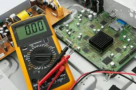 Electronic circuit board diagnostics used in precision printer repair and fault isolation